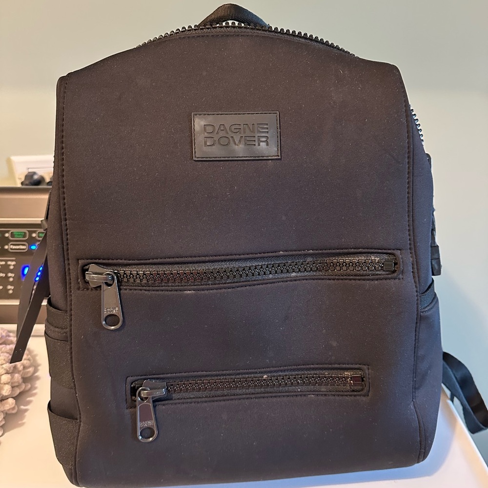 Dagne Dover Black Backpack / Diaper Baby Bag Indi